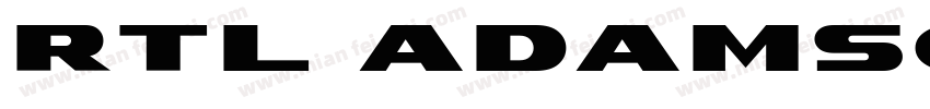 RTL AdamScript-Bold字体转换